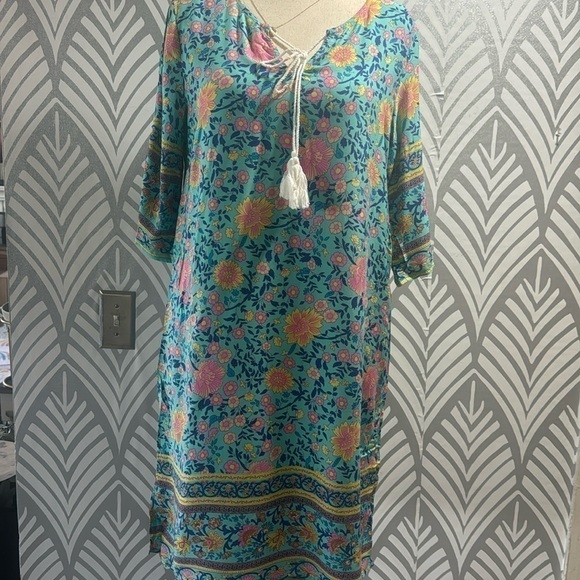 NWT Halife long sleeve bohemian style dress - Picture 1 of 10